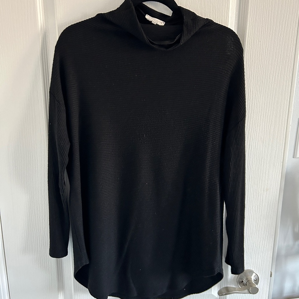 Black Long Sleeve Turtleneck Sweater